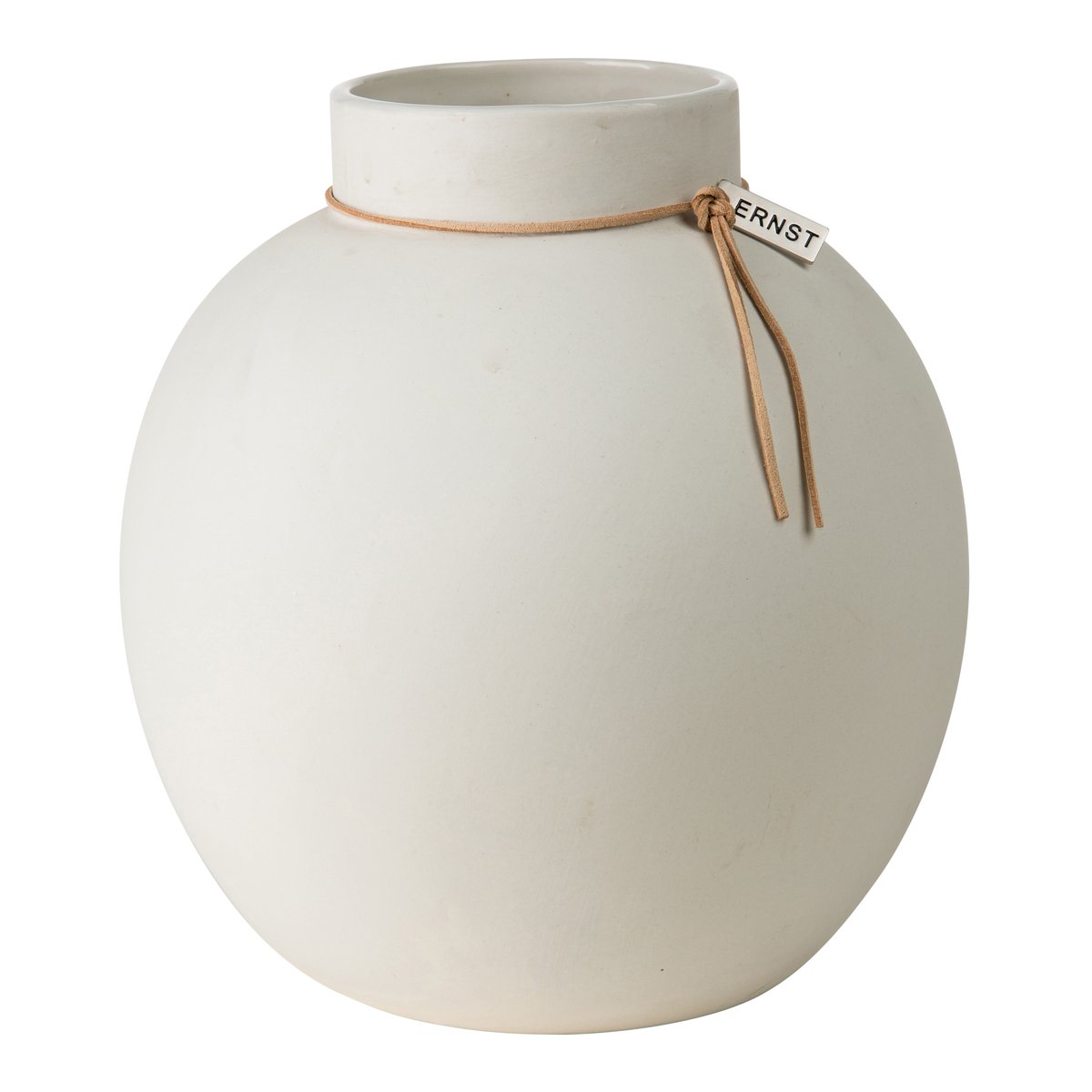 ERNST Ernst vase stoneware white 22 cm