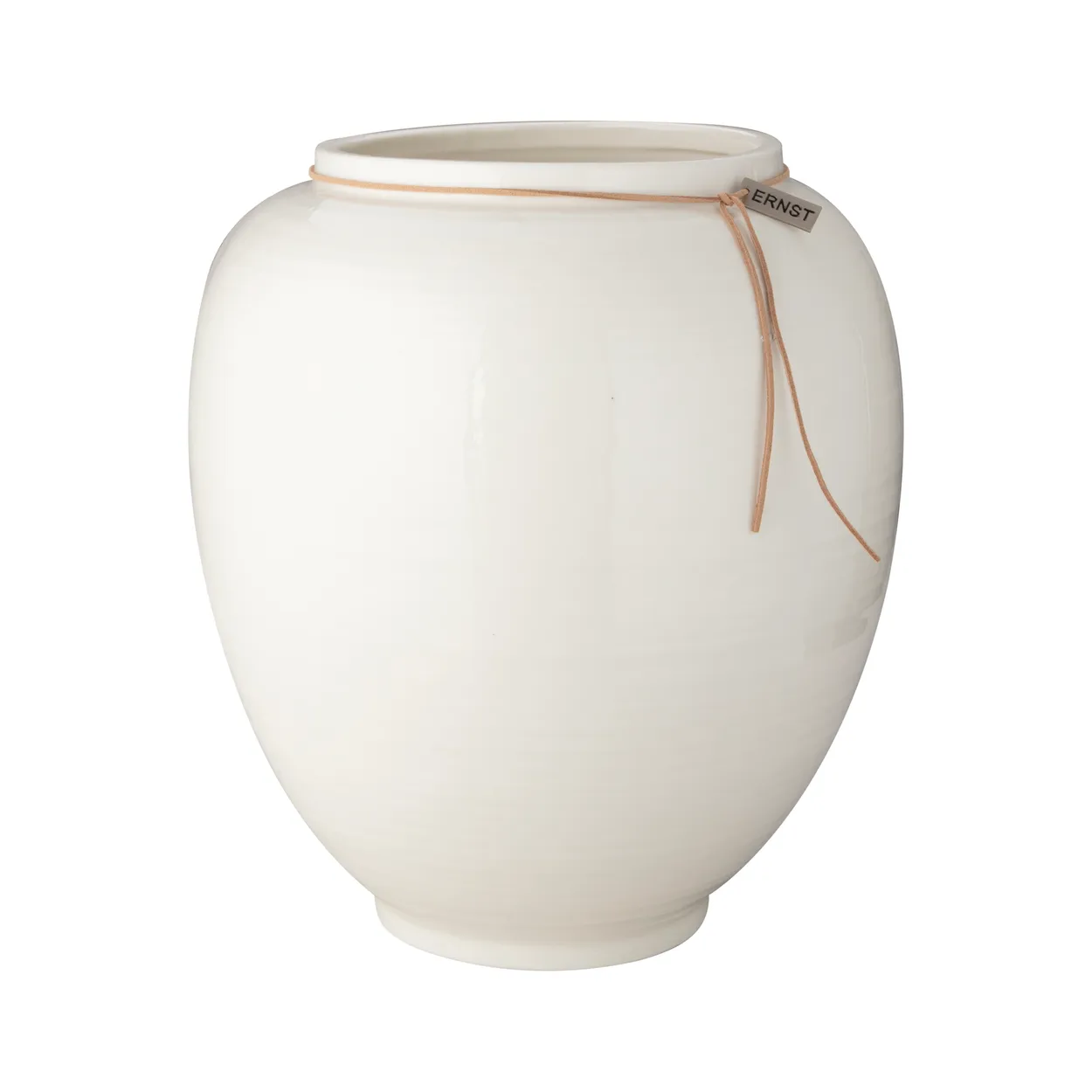 Ernst vase white glazed 28 cm | Scandinavian Design | Vases | White