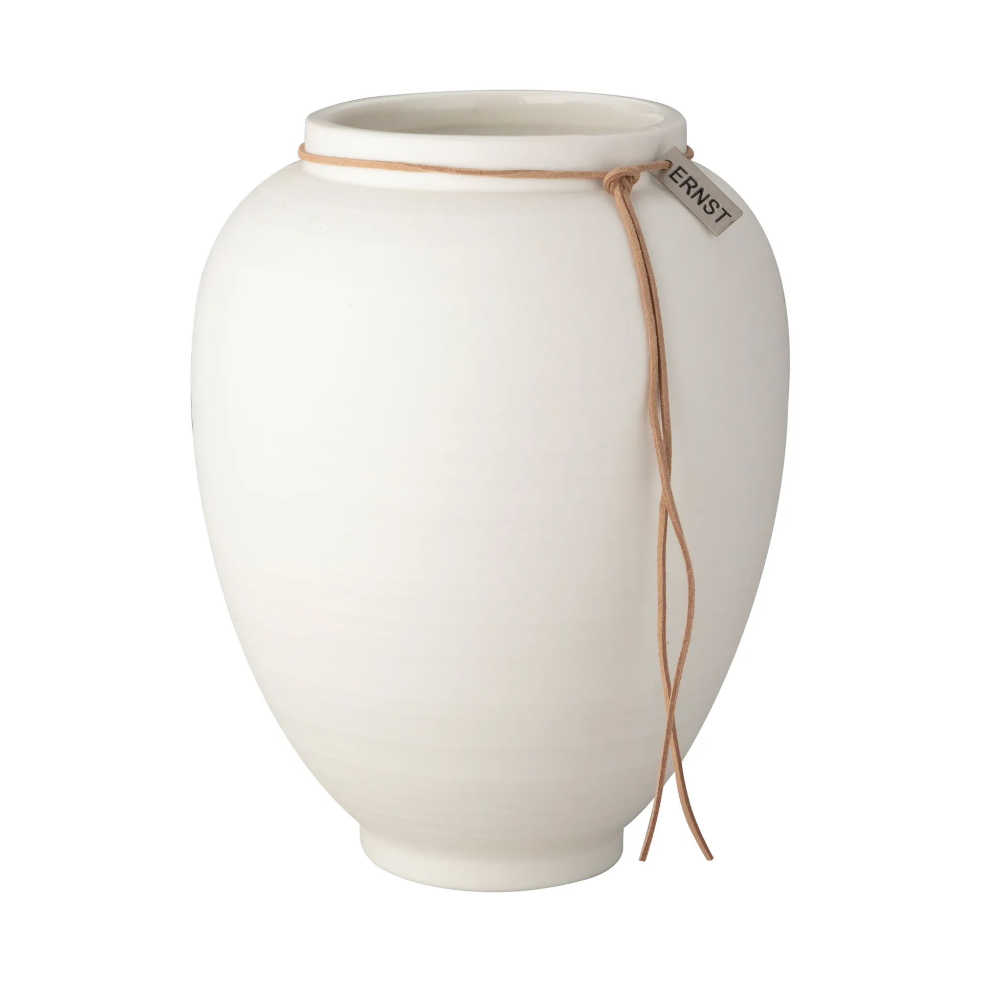 Ernst vase white matte, 22 cm ERNST