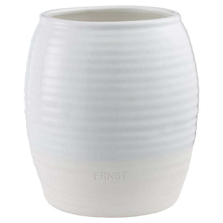 Ernst white glazed vase - 21 cm - ERNST