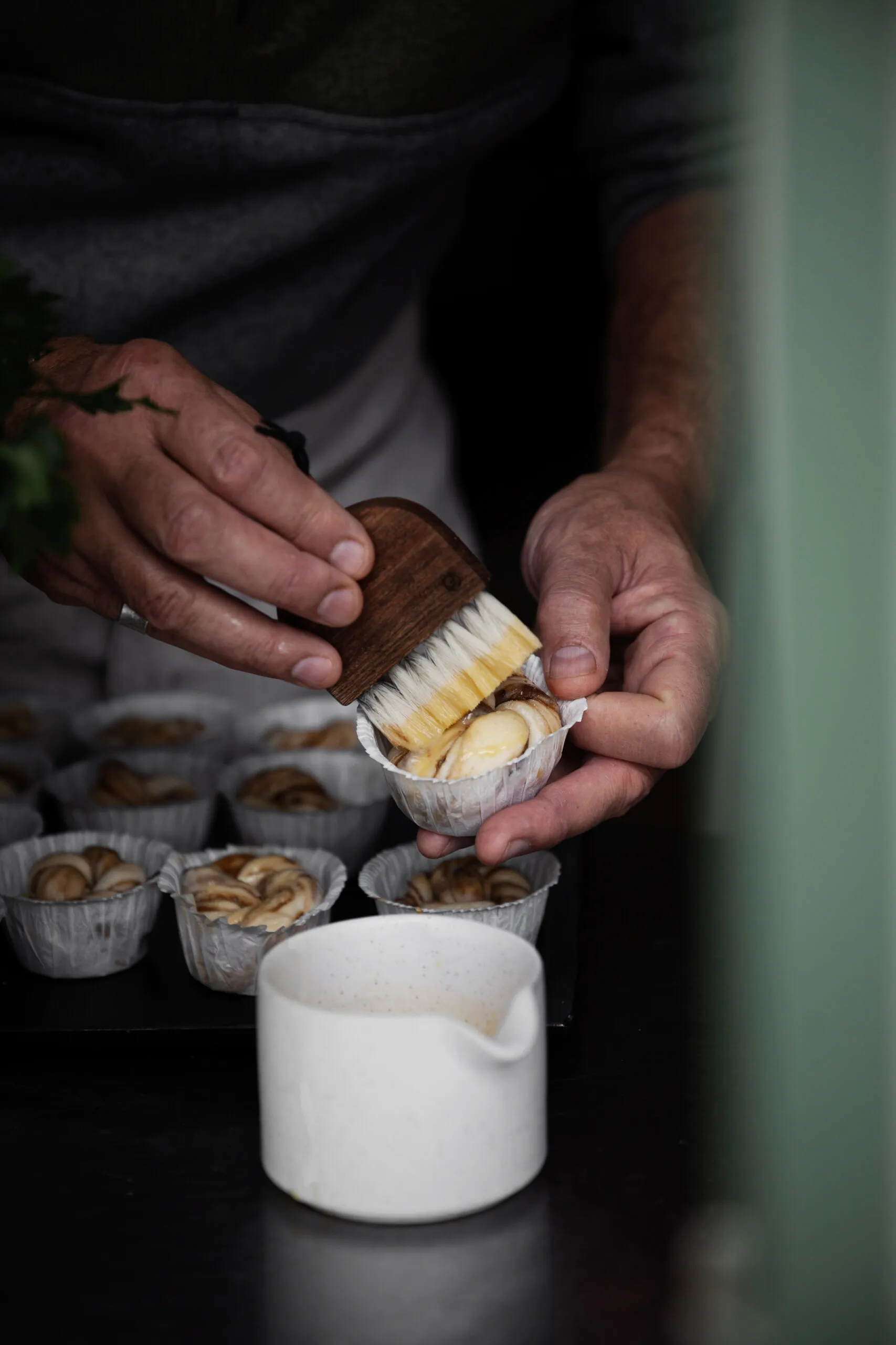 Ernst wooden pastry brush, Brown ERNST