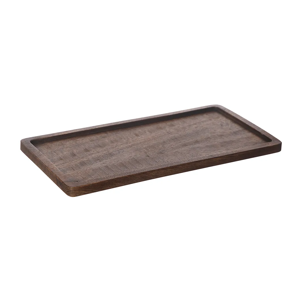 Ernst wooden tray 15x30 cm Dark brown | Scandinavian Design | Trays | Brown