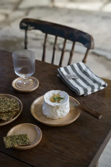 Ernst wooden tray - Rubberwood, Ø10 cm - ERNST