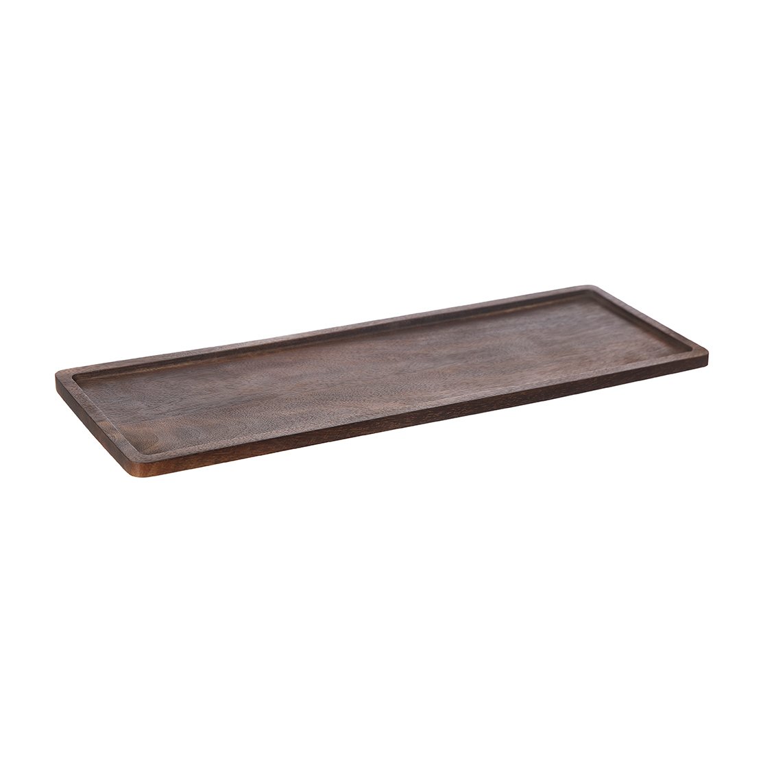 ERNST Ernst woodentray 15x45 cm Dark brown