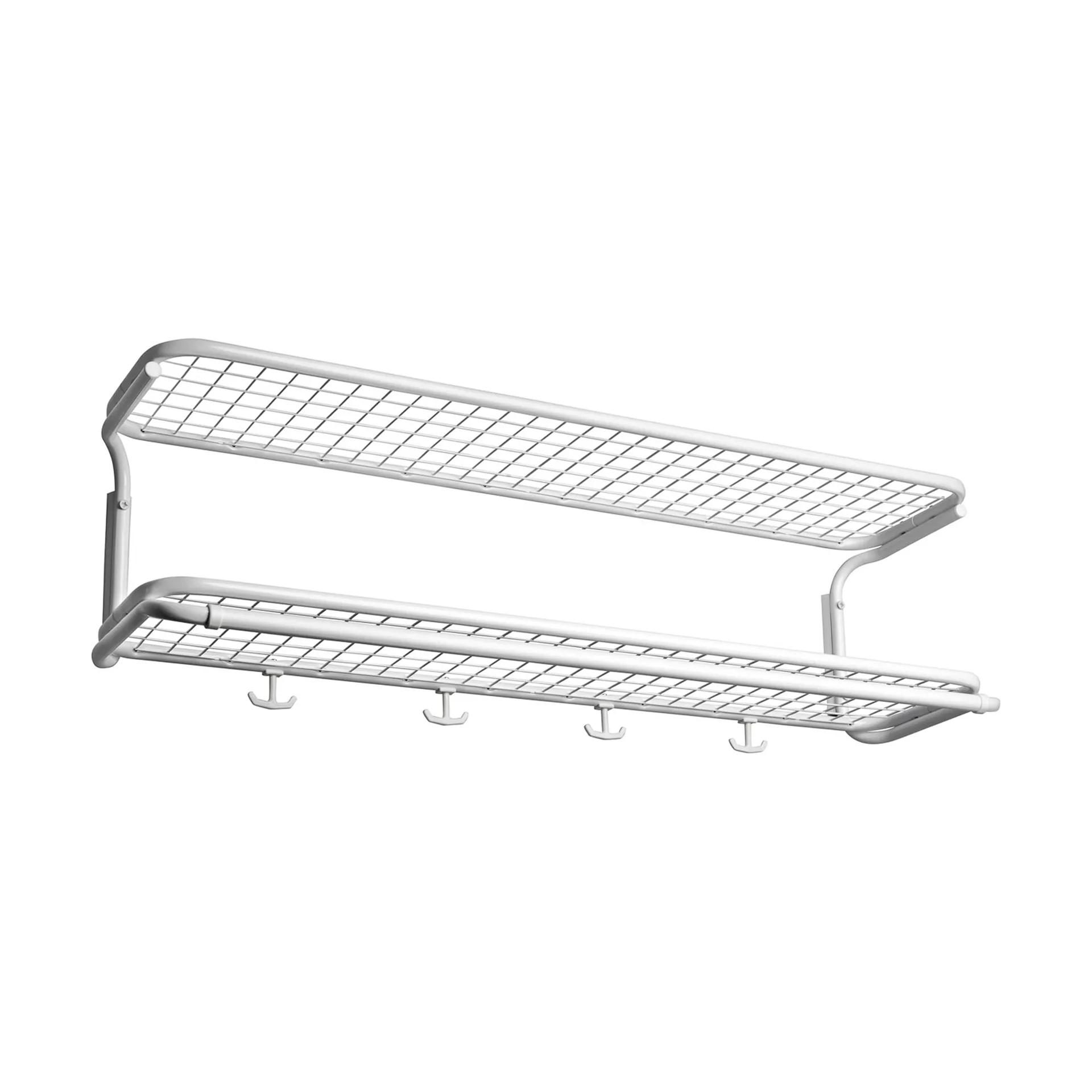 Classic 650 hat shelf, White/white, 2 levels, 100 cm Essem Design