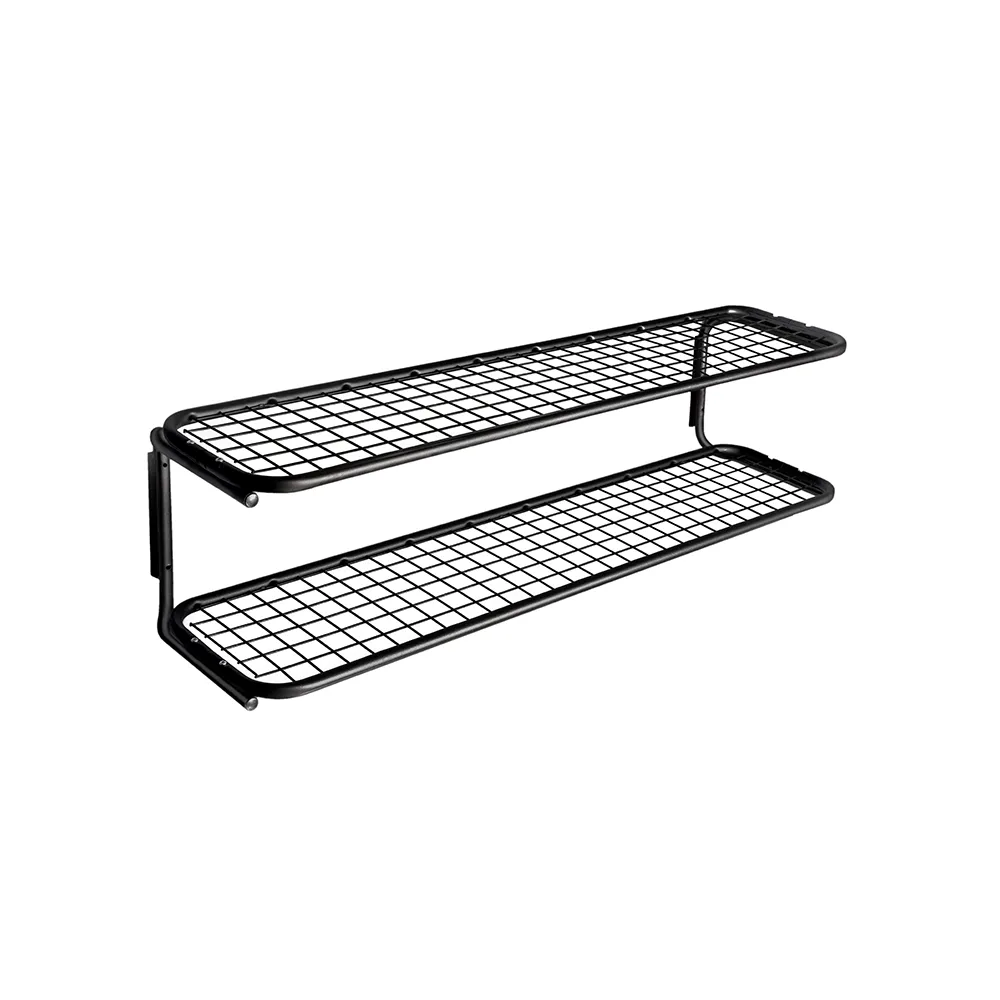 Classic 650 shoe shelf, Black/black, 2 levels, 90 cm Essem Design