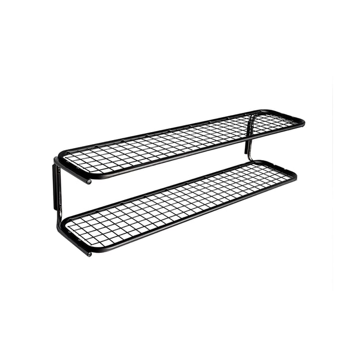 Classic 650 shoe shelf - Black/chrome, 2 levels, 100 cm - Essem Design