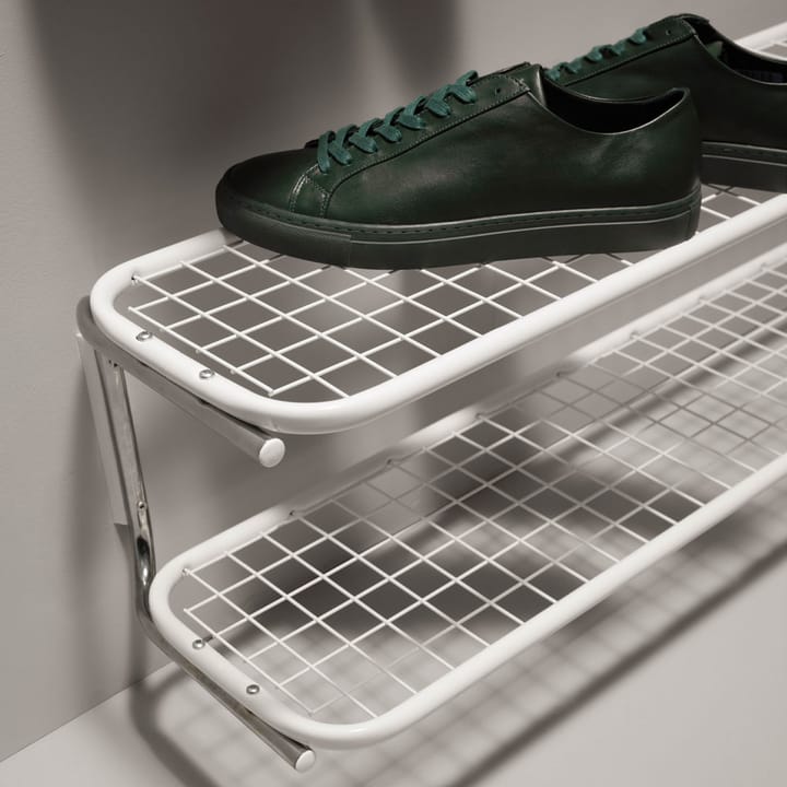 Classic 650 shoe shelf - Black/chrome, 2 levels, 100 cm - Essem Design