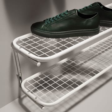 Classic 650 shoe shelf - Black/chrome, 2 levels, 110 cm - Essem Design