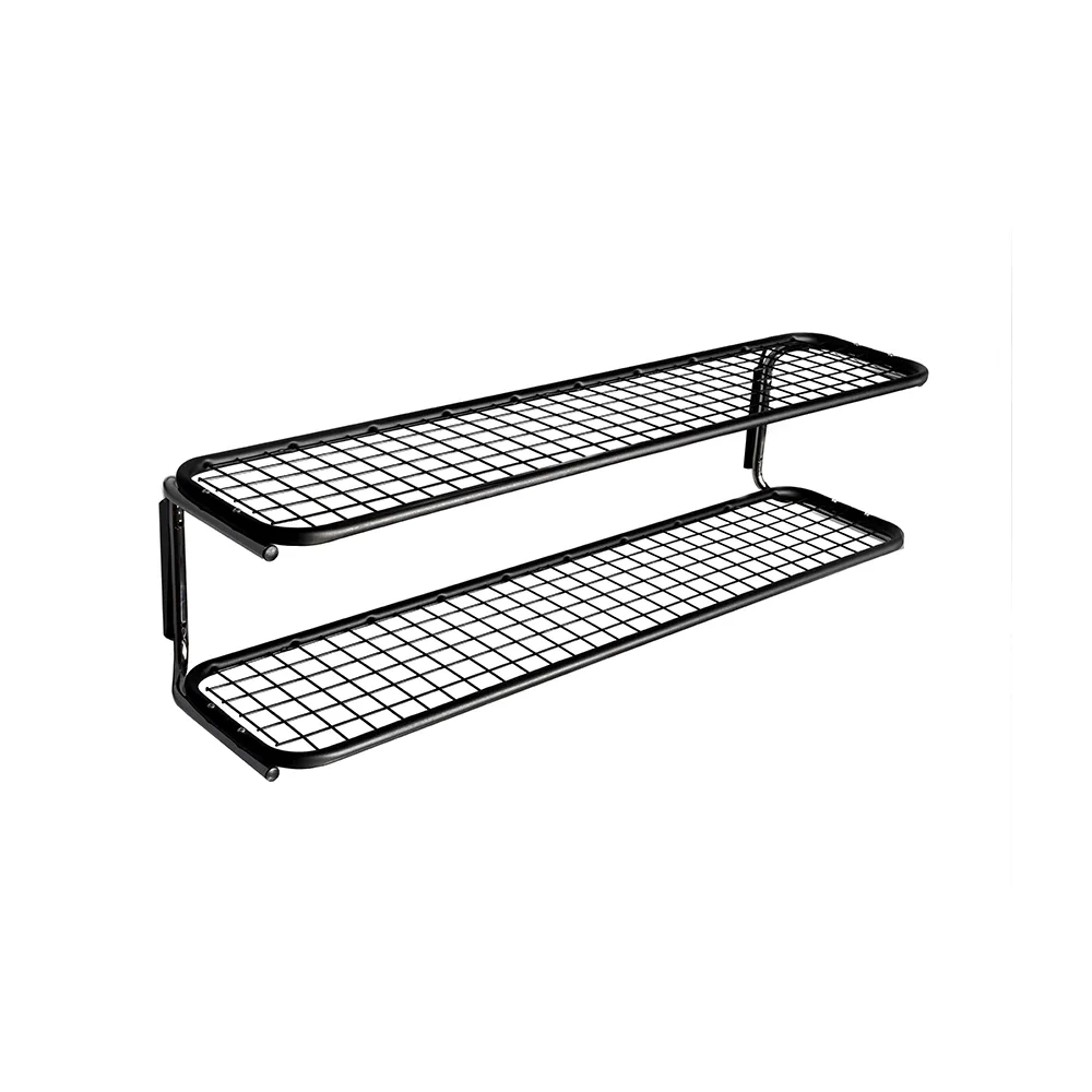 Classic 650 shoe shelf, Black/chrome, 2 levels, 50 cm Essem Design
