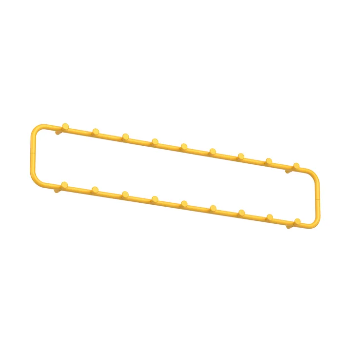Classic coat rack 100 cm - Sun yellow - Essem Design