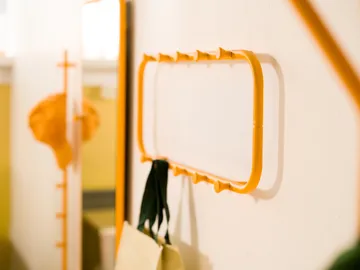 Classic coat rack 100 cm - Sun yellow - Essem Design