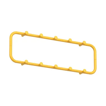 Classic coat rack 60 cm - Sun yellow - Essem Design