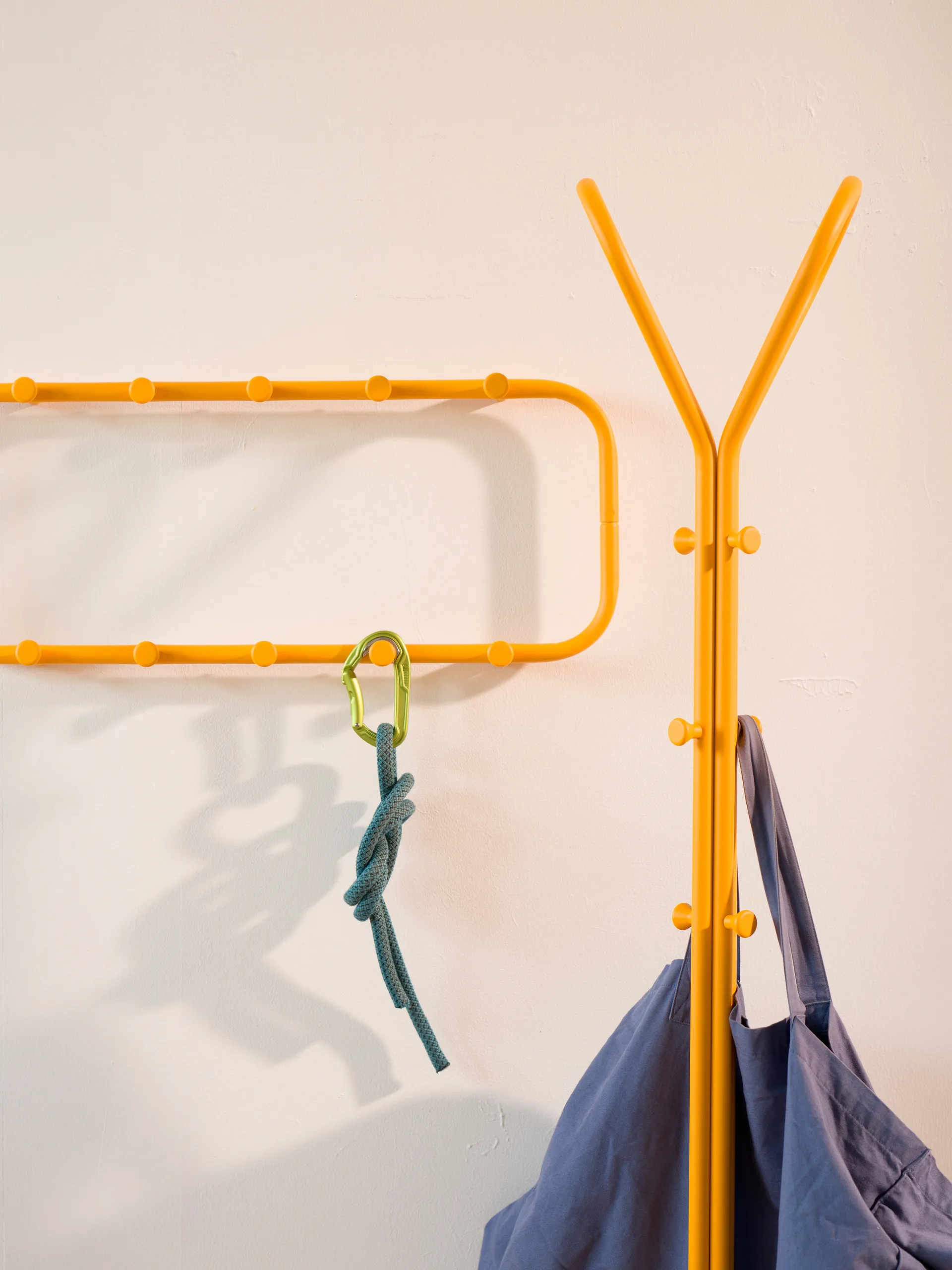 Classic coat rack 60 cm, Sun yellow Essem Design
