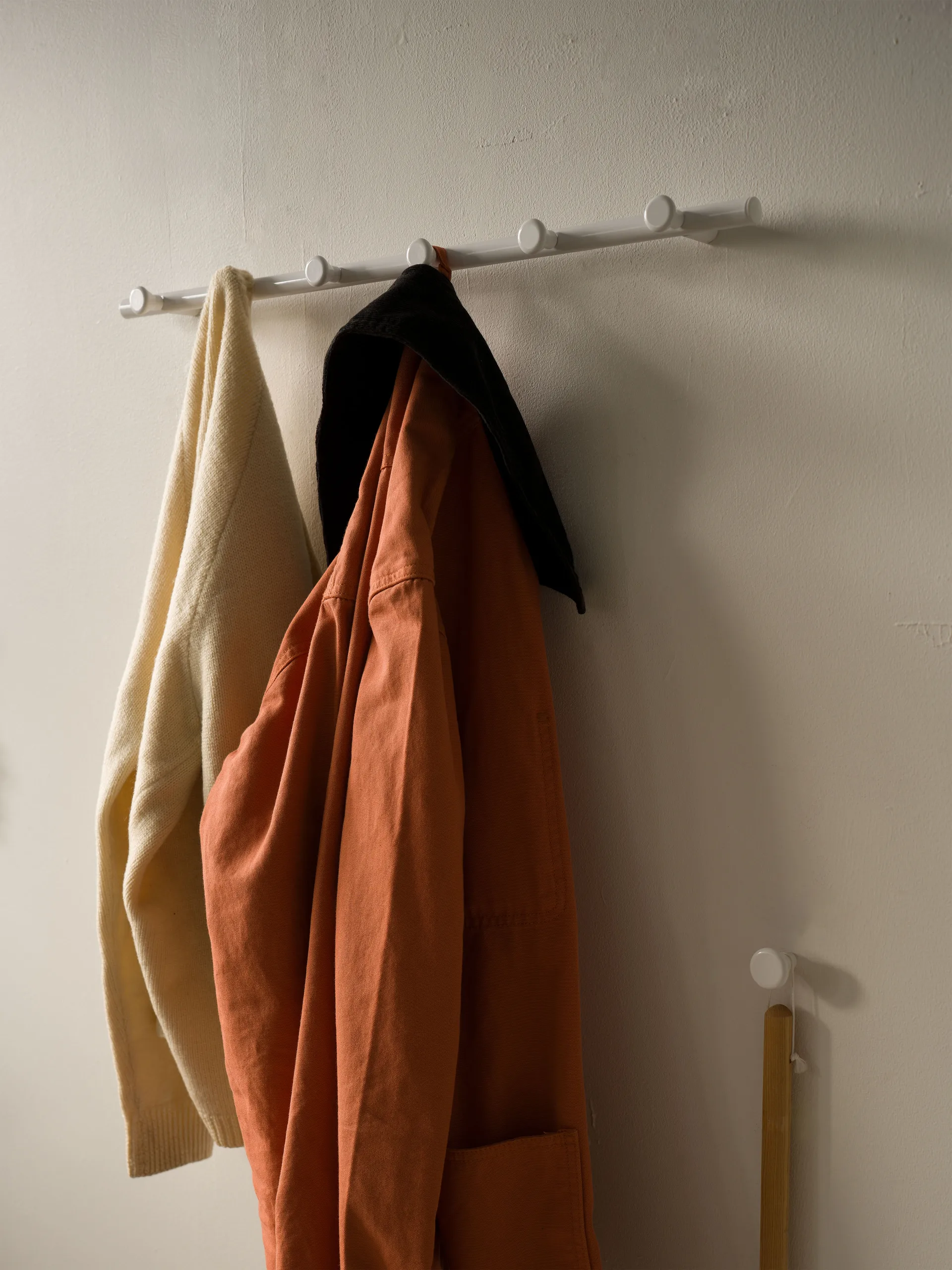 Classic coat rack 60 cm, White Essem Design