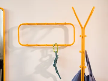 Classic coat rack 80 cm - Sun yellow - Essem Design