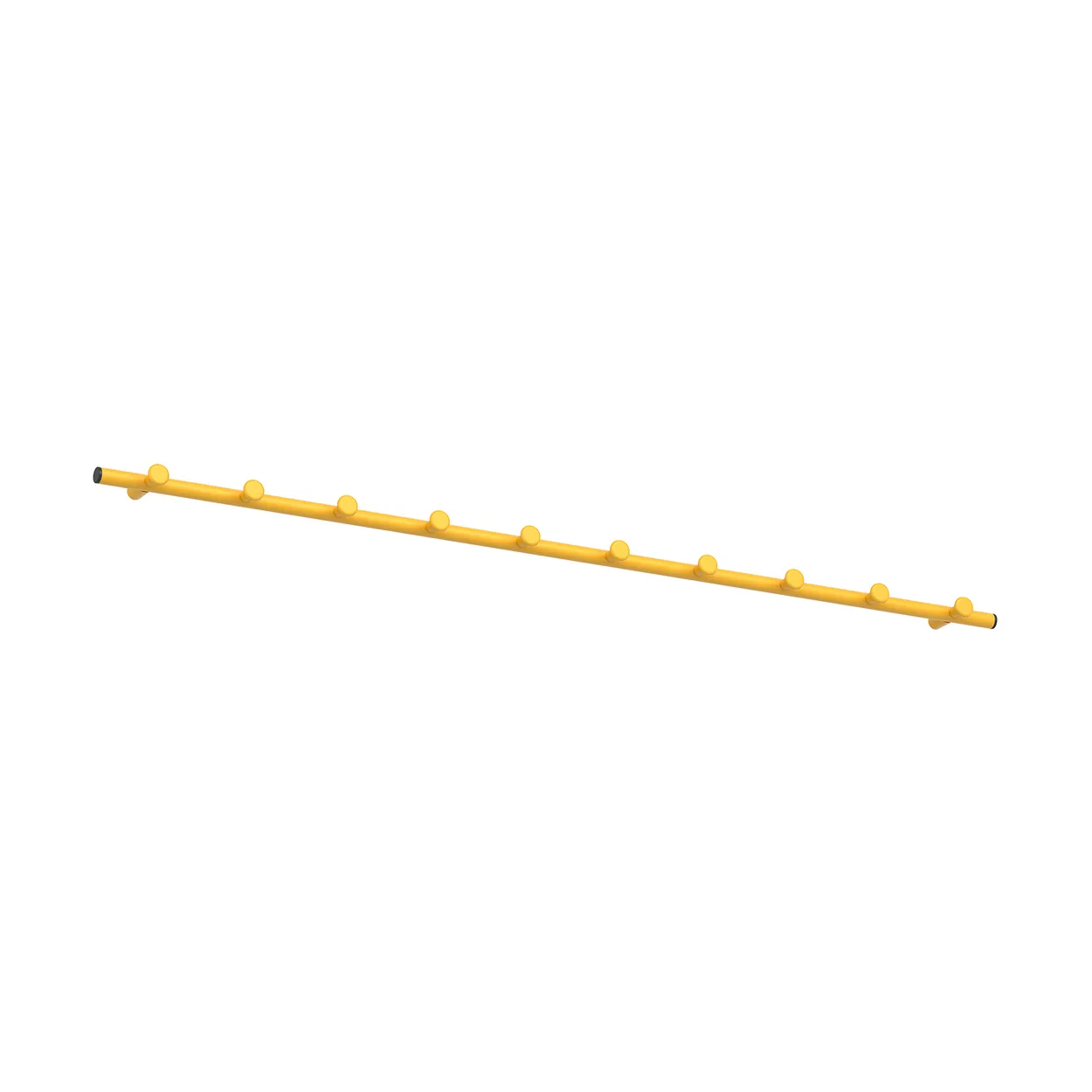 Essem Design Classic coat rail 100 cm Sun yellow | Scandinavian Design | Clothes hooks & hangers | Yellow
