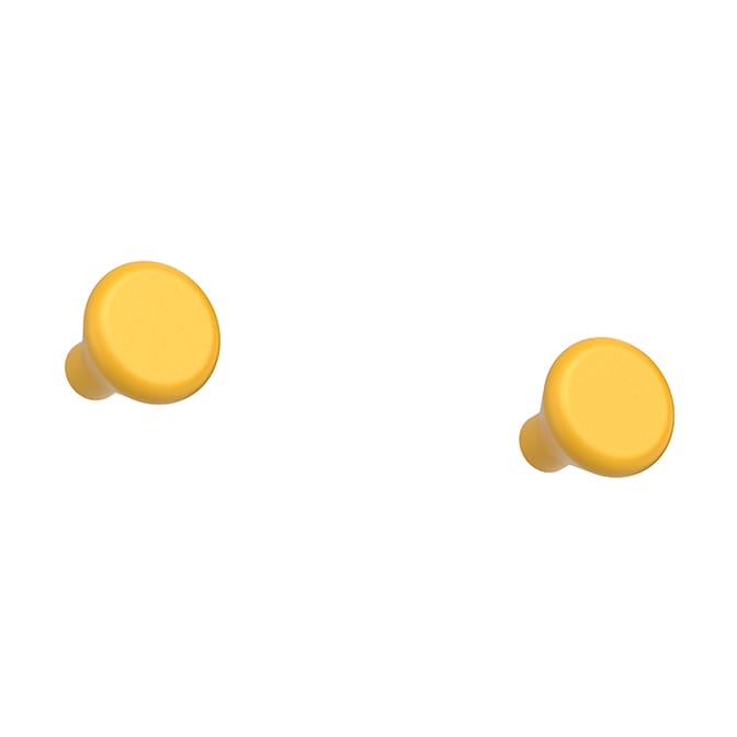 Classic hook large 2-pack - Sun yellow - Essem Design