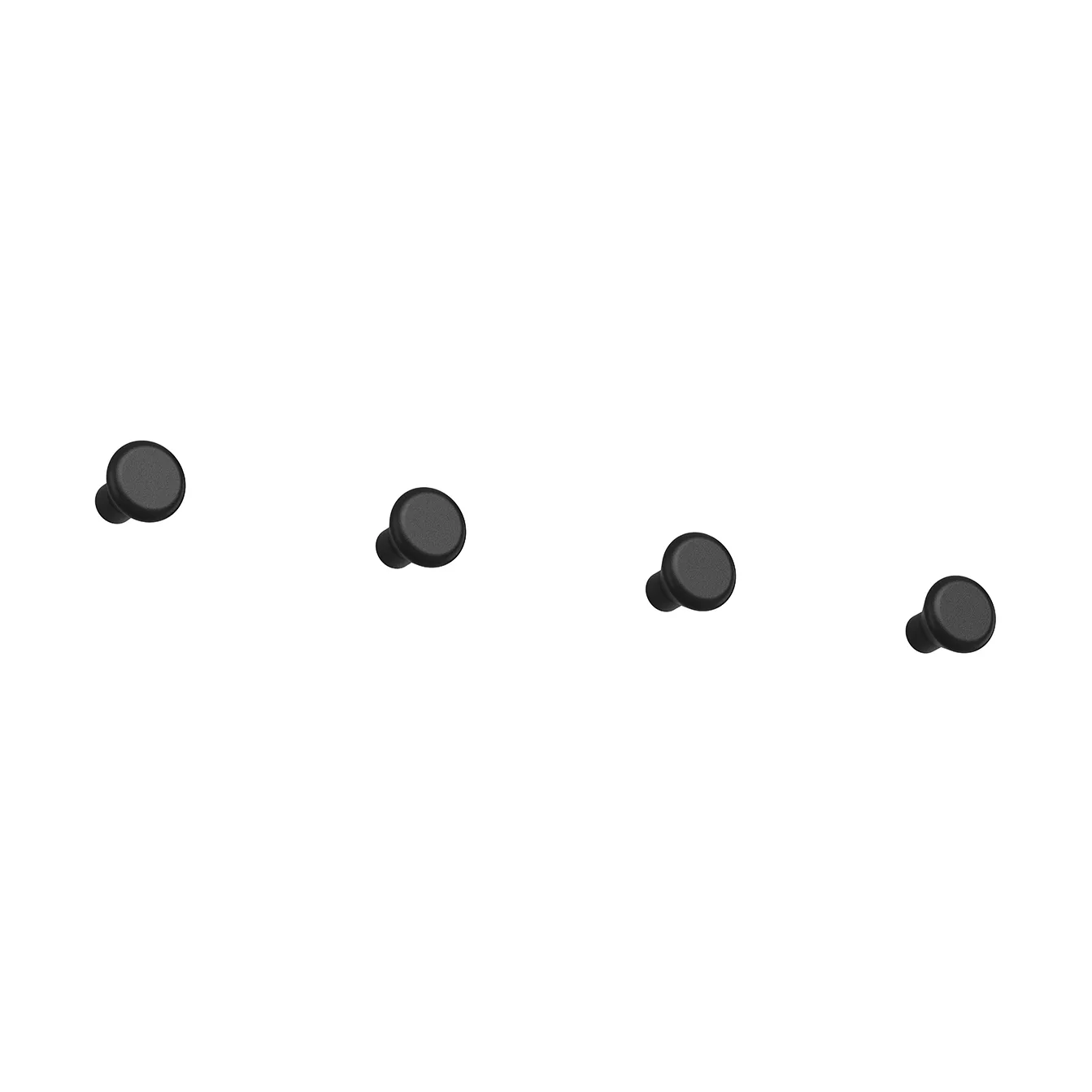 Classic hook small 4-pack, Black Essem Design