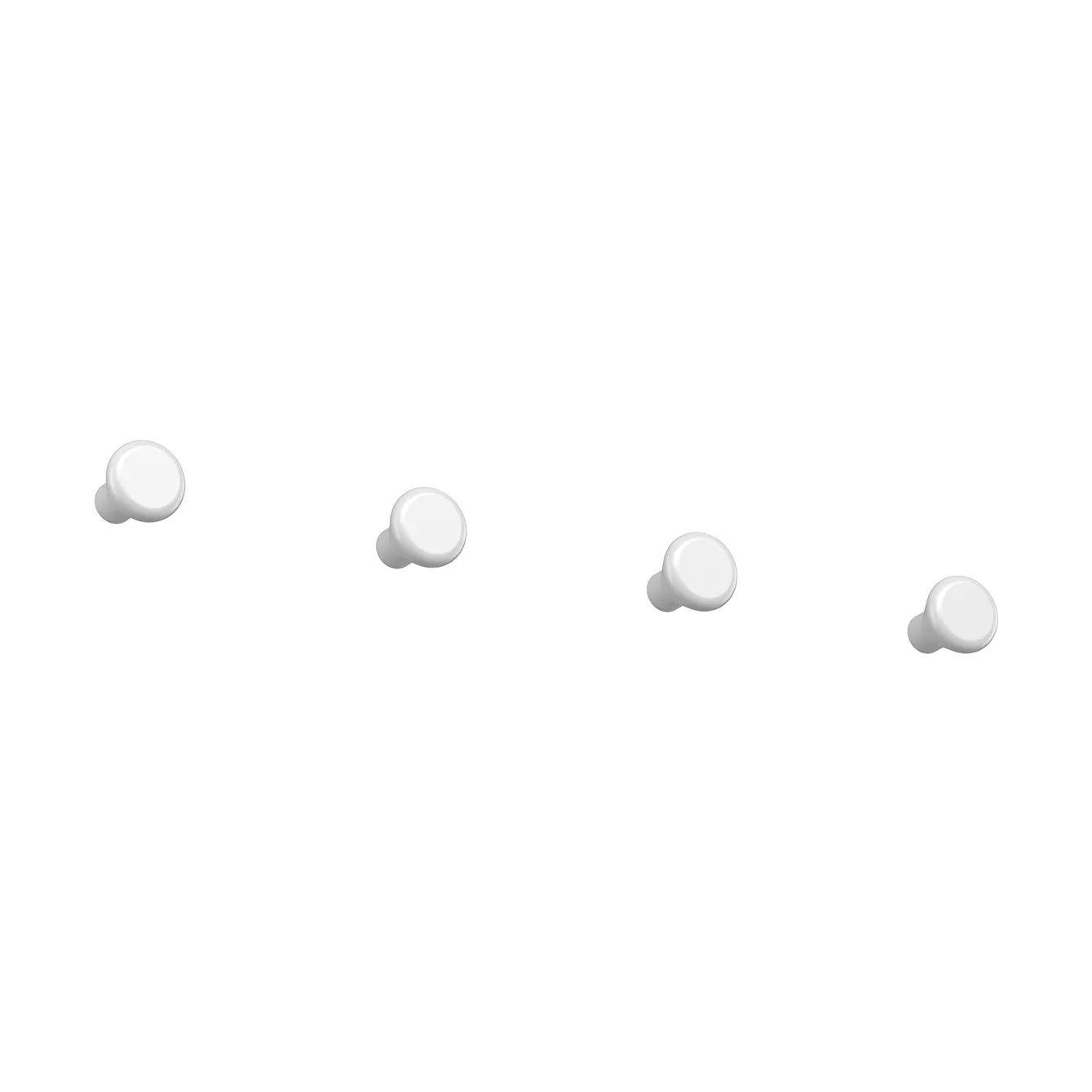 Classic hook small 4-pack, White Essem Design