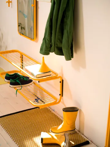 Classic shoe rack 60 cm - Sun yellow - Essem Design