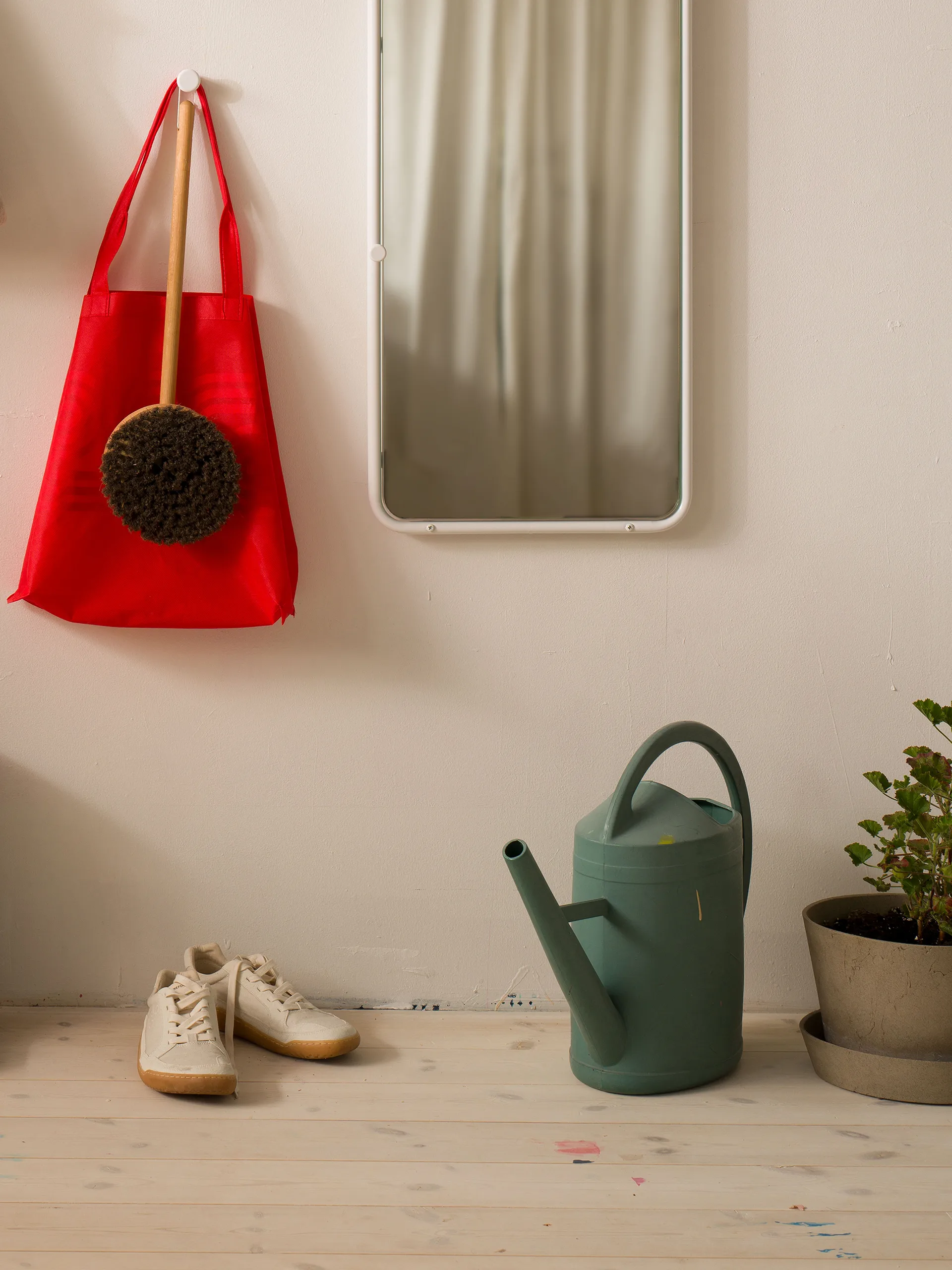 Classic wall mirror 120x40 cm, White Essem Design