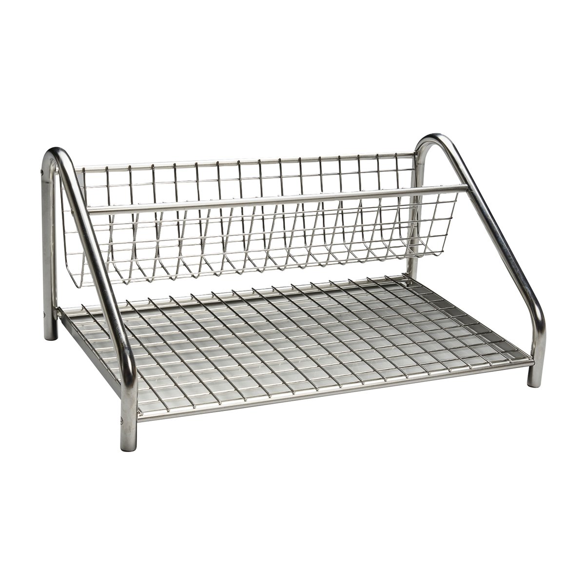 Essem Design Funk shoe shelf Stainless steel | Scandinavian Design | Shoe racks | Silver-coloured