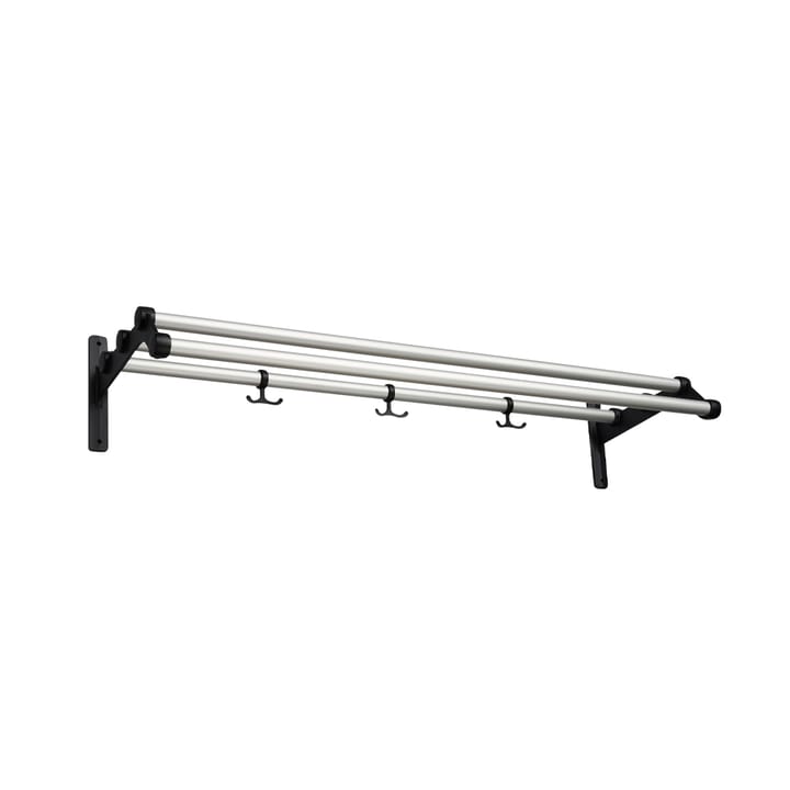 Nostalgi 291 hat shelf - Aluminium, black  - Essem Design