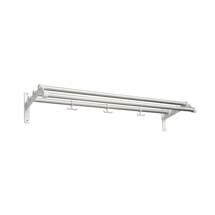 Nostalgi 291 hat shelf - Aluminium, white  - Essem Design