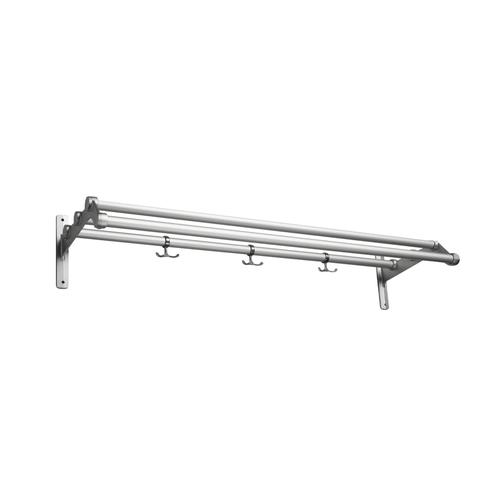 Essem Design Nostalgi 291 hat shelf Aluminium | Scandinavian Design | Hat Racks & Hat Shelves | Silver-coloured