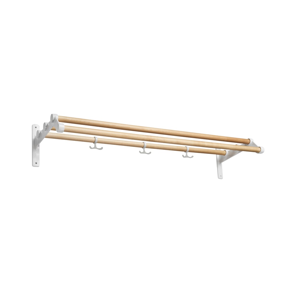 Essem Design Nostalgi 291 hat shelf Birch, white | Scandinavian Design | Hat Racks & Hat Shelves | Beige