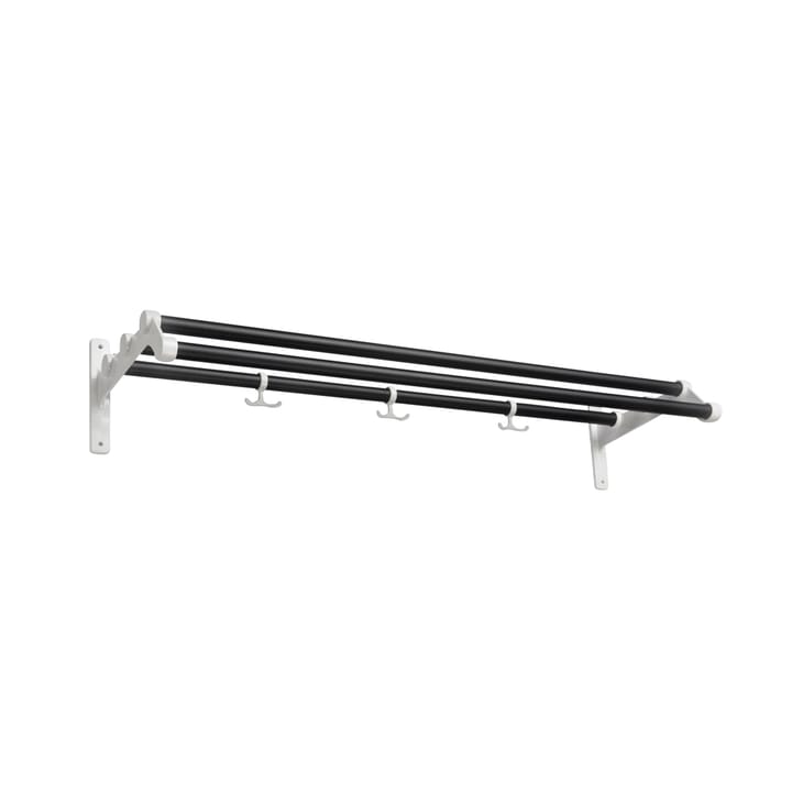 Nostalgi 291 hat shelf - Black, white  - Essem Design