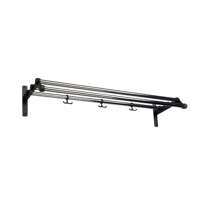 Nostalgi 291 hat shelf - Chrome, black  - Essem Design