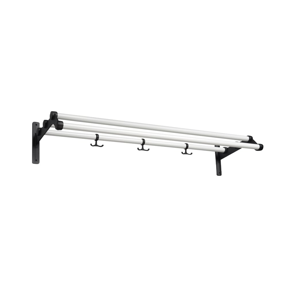 Essem Design Nostalgi 291 hat shelf White, black | Scandinavian Design | Hat Racks & Hat Shelves | White