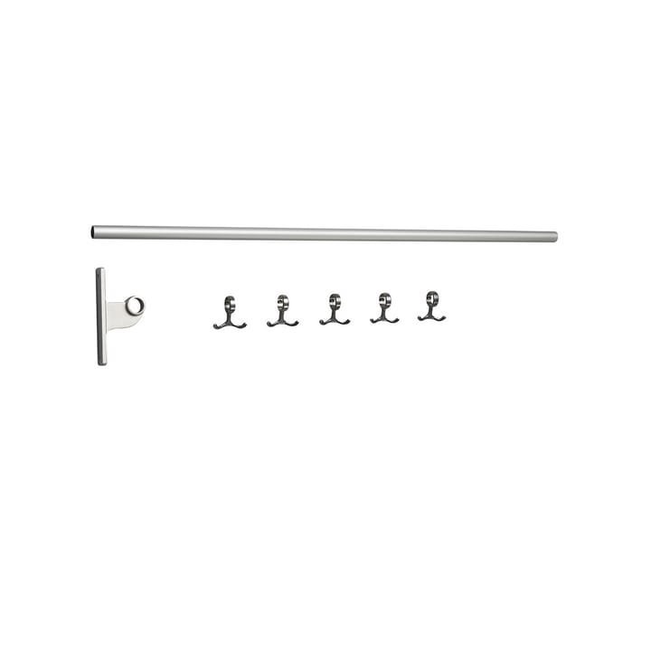 Nostalgi add-on Hook rack - Aluminium, aluminium stand - Essem Design