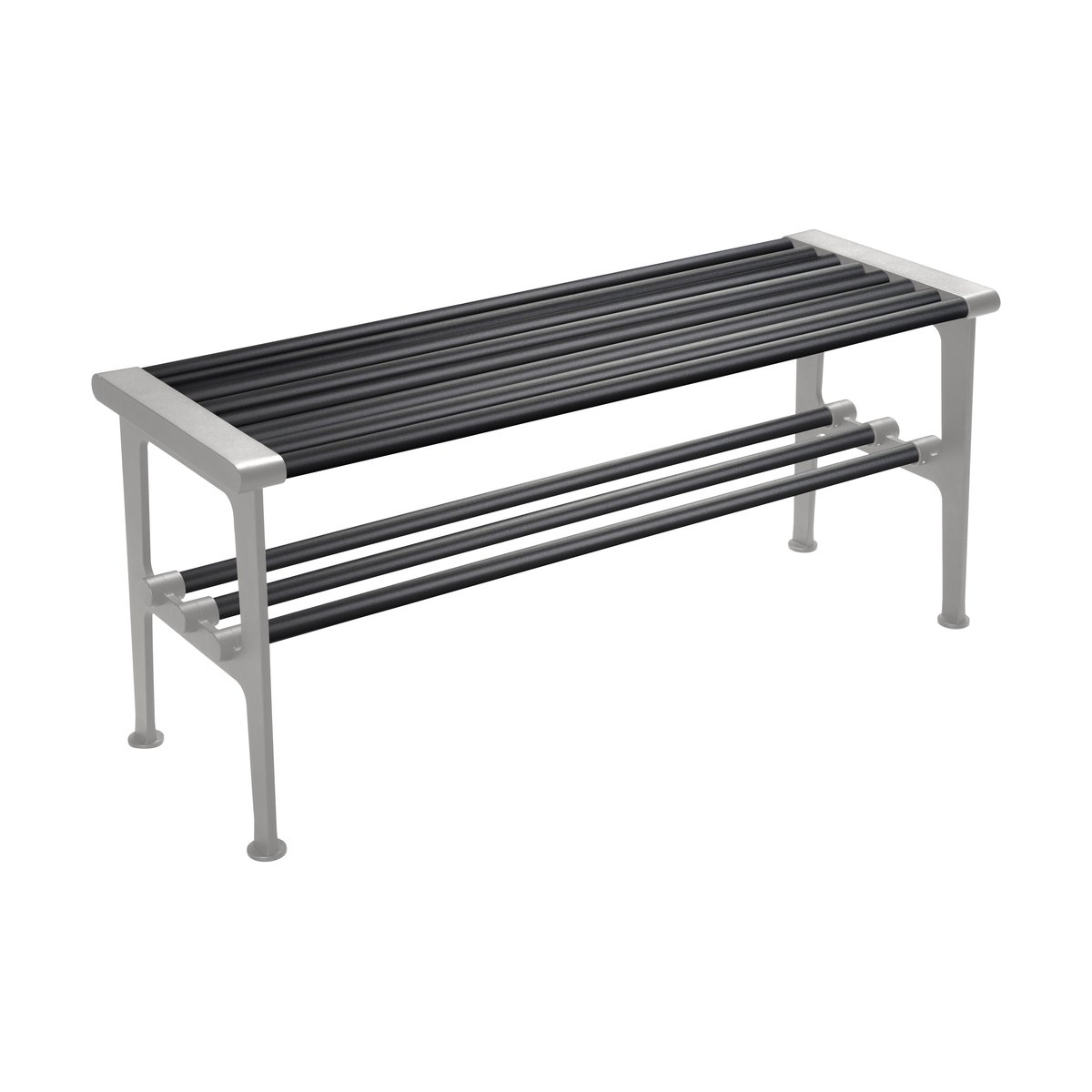 Essem Design Nostalgi bench 100 cm Black-aluminium | Scandinavian Design | Benches | Black