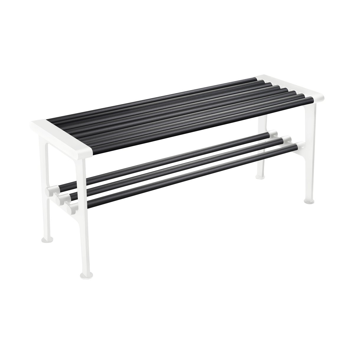 Essem Design Nostalgi bench 100 cm Black-white | Scandinavian Design | Benches | Black