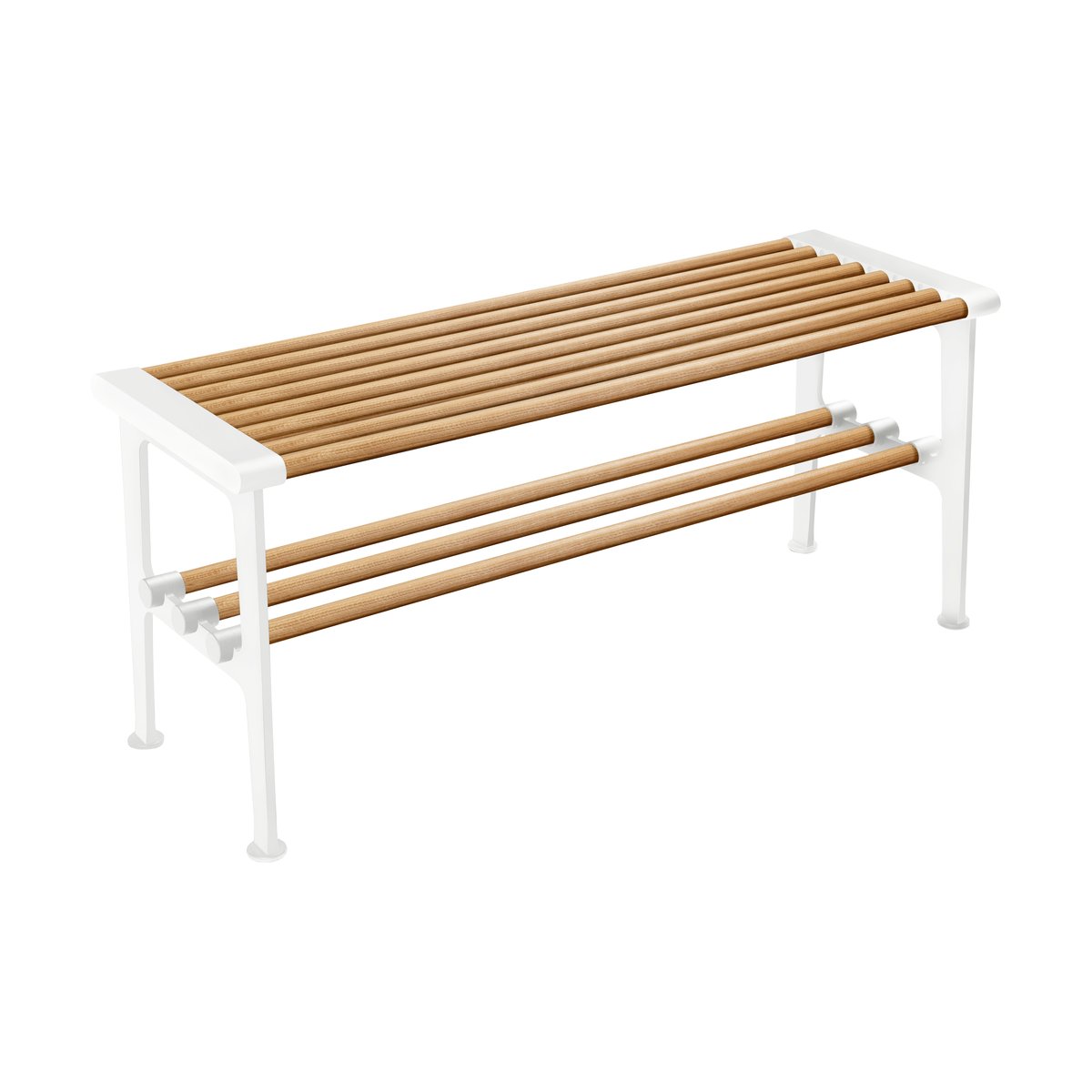 Essem Design Nostalgi bench 100 cm Oak-white | Scandinavian Design | Benches | Brown
