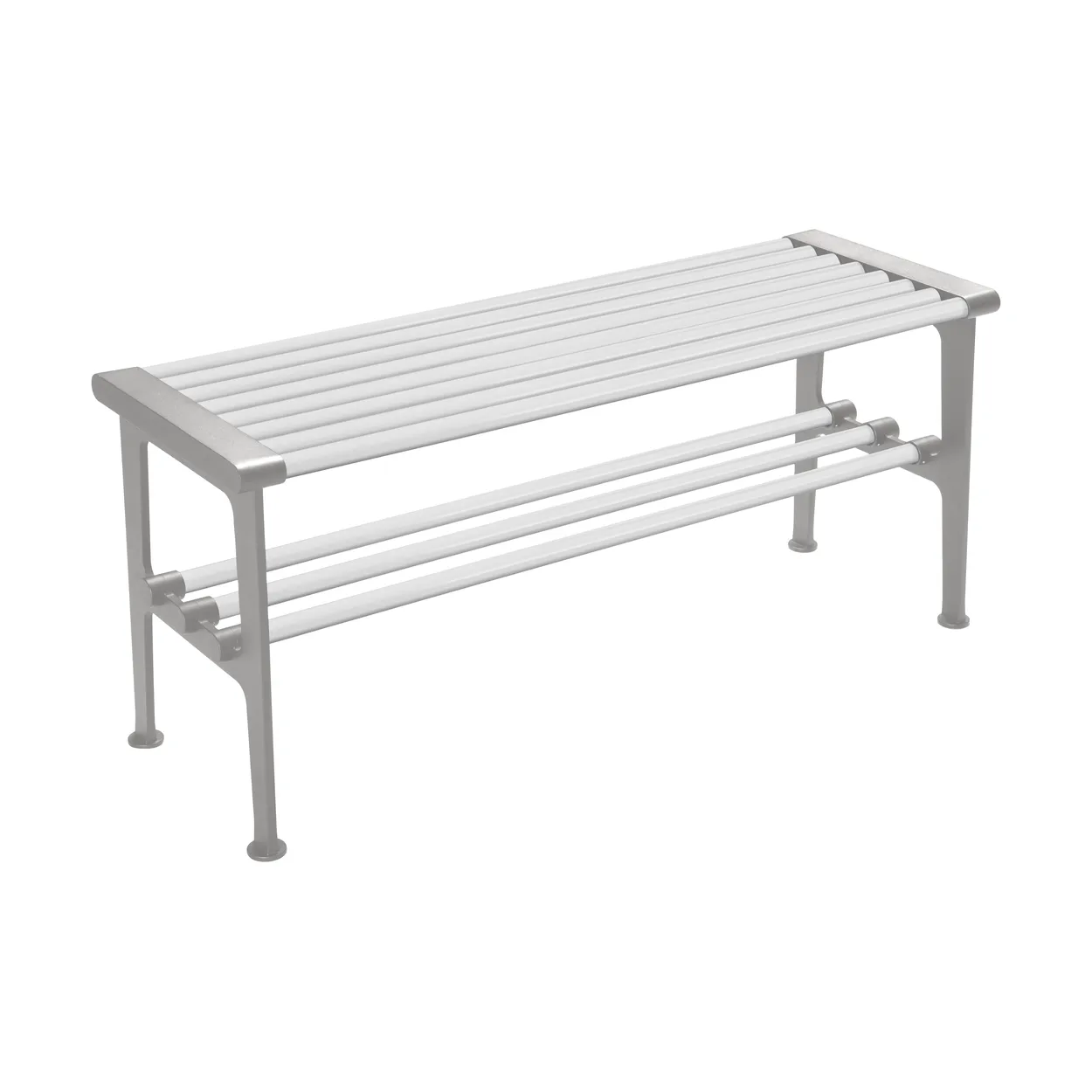 Essem Design Nostalgi bench 100 cm White-aluminium | Scandinavian Design | Benches | White