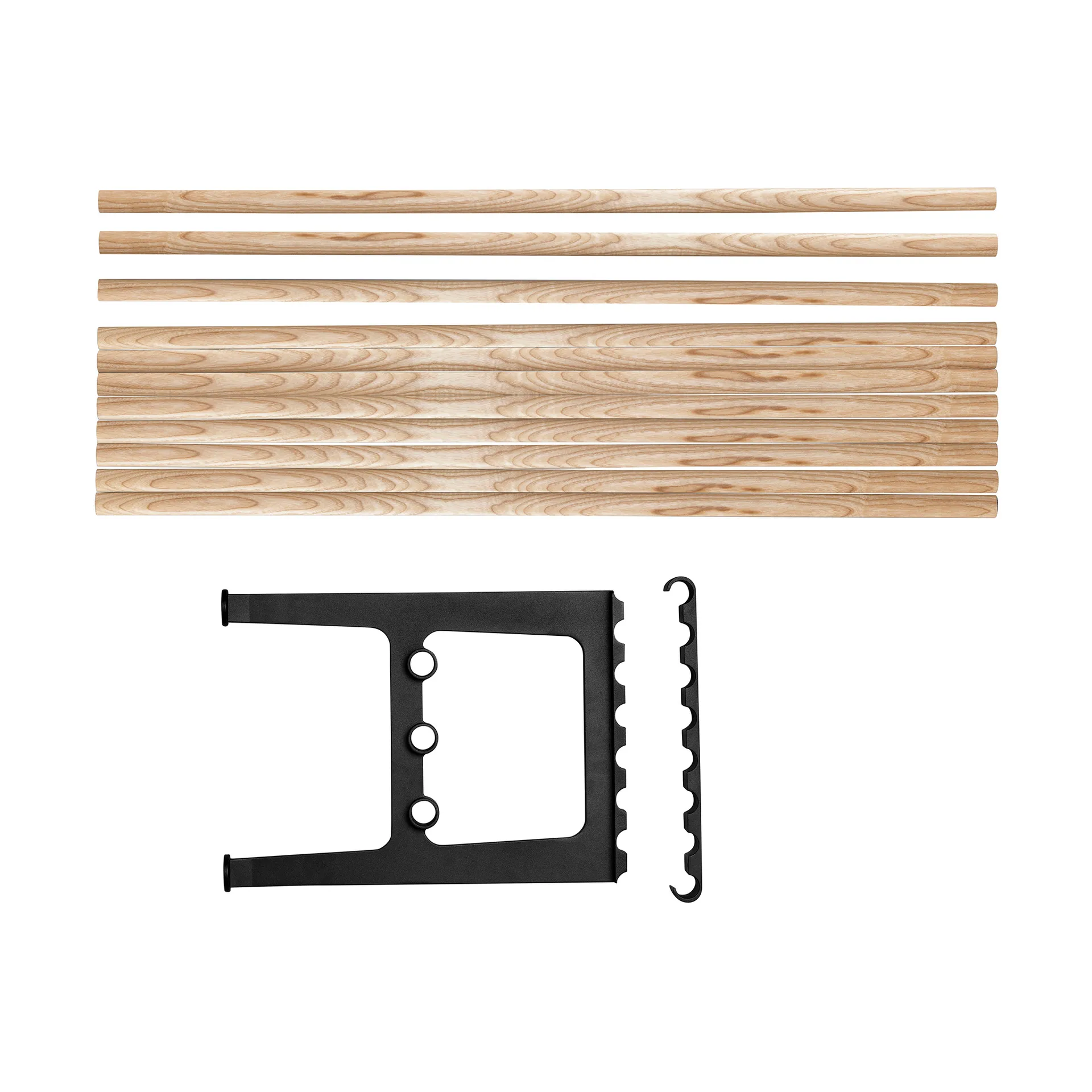 Nostalgi bench extension 100 cm, Ash-black Essem Design