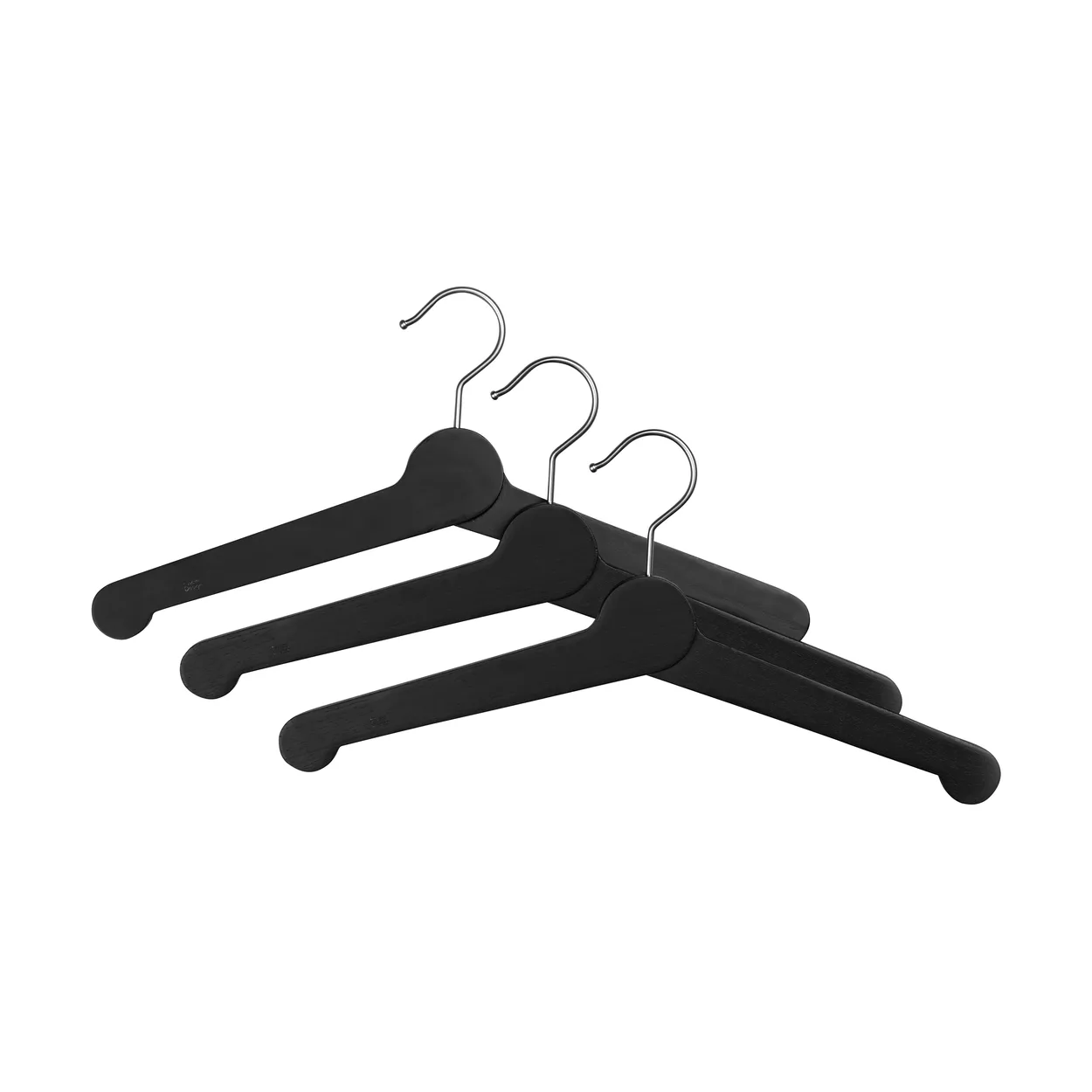 Essem Design Nostalgi clothes hanger 3-pack Black | Scandinavian Design | Clothes racks, coat stands & hangers | Black