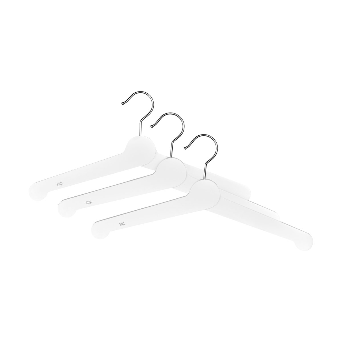 Essem Design Nostalgi clothes hanger 3-pack White | Scandinavian Design | Clothes racks, coat stands & hangers | White