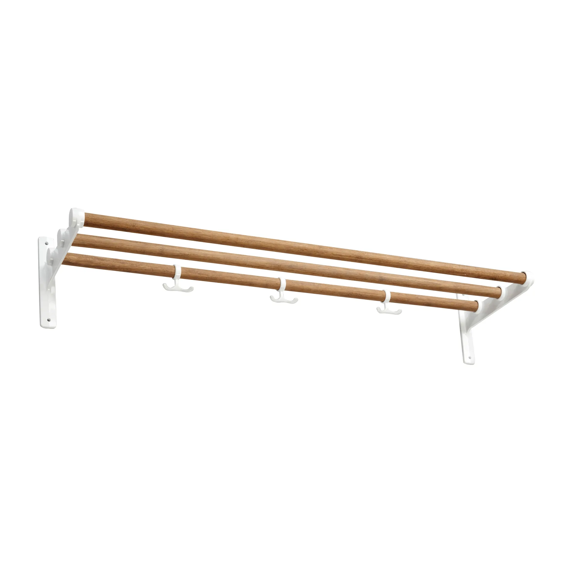 Nostalgi hat shelf/ shoe shelf, Bambu-white Essem Design