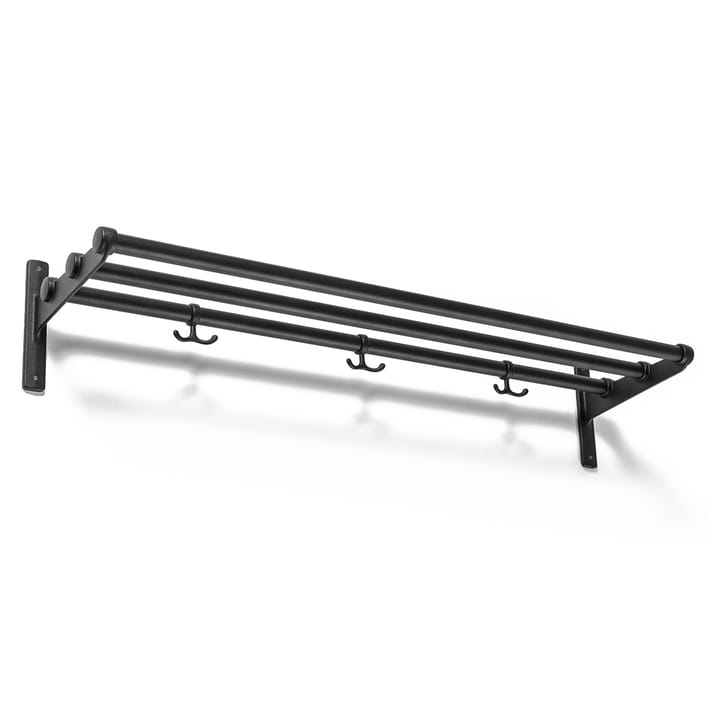 Nostalgi hat shelf/ shoe shelf - black, black - Essem Design