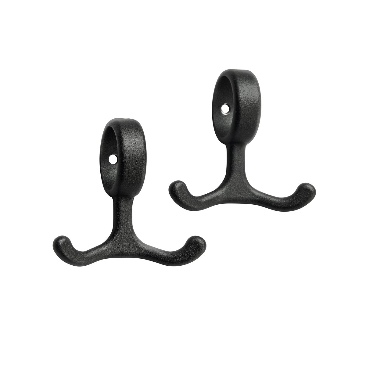Essem Design Nostalgi hook 2-pack black | Scandinavian Design | Clothes hooks & hangers | Black