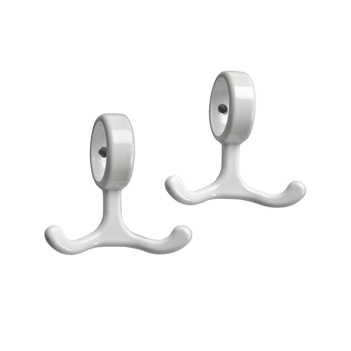 Essem Design Nostalgi hook 2-pack white | Scandinavian Design | Clothes hooks & hangers | White