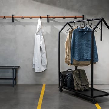 Nostalgi Hook rack - Birch, aluminium stand - Essem Design