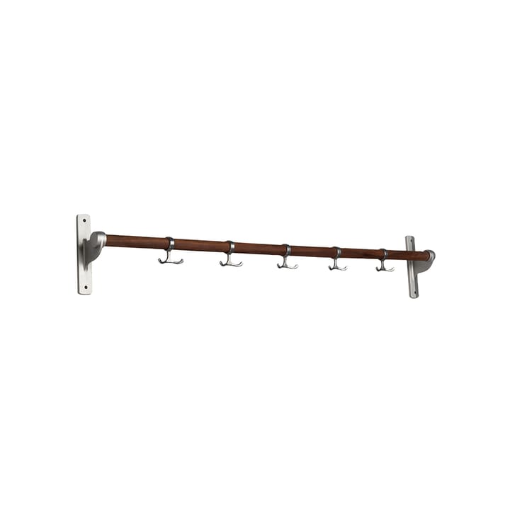 Nostalgi Hook rack - Walnut, aluminium stand - Essem Design