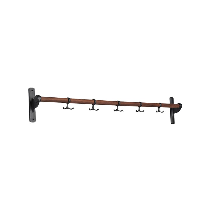 Nostalgi Hook rack - Walnut, black stand - Essem Design