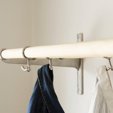 Nostalgi Hook rack - Walnut, black stand - Essem Design